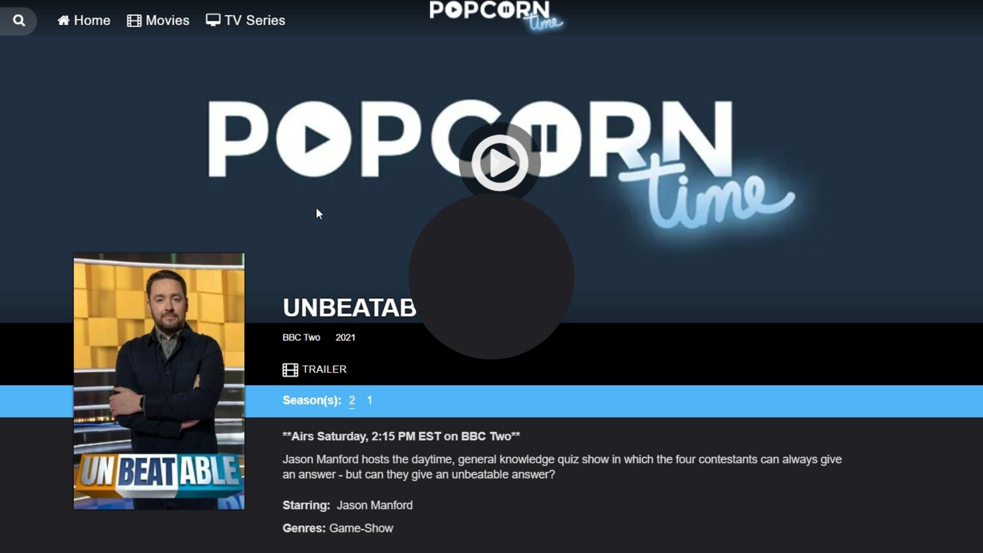 Popcorn Time Screenshot 2